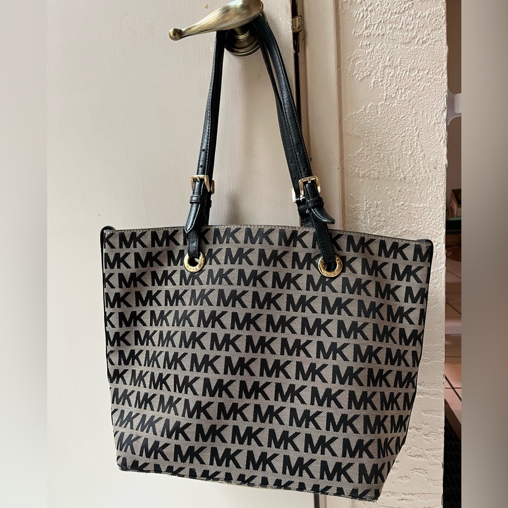 Michael Kors monogrammed tote bag